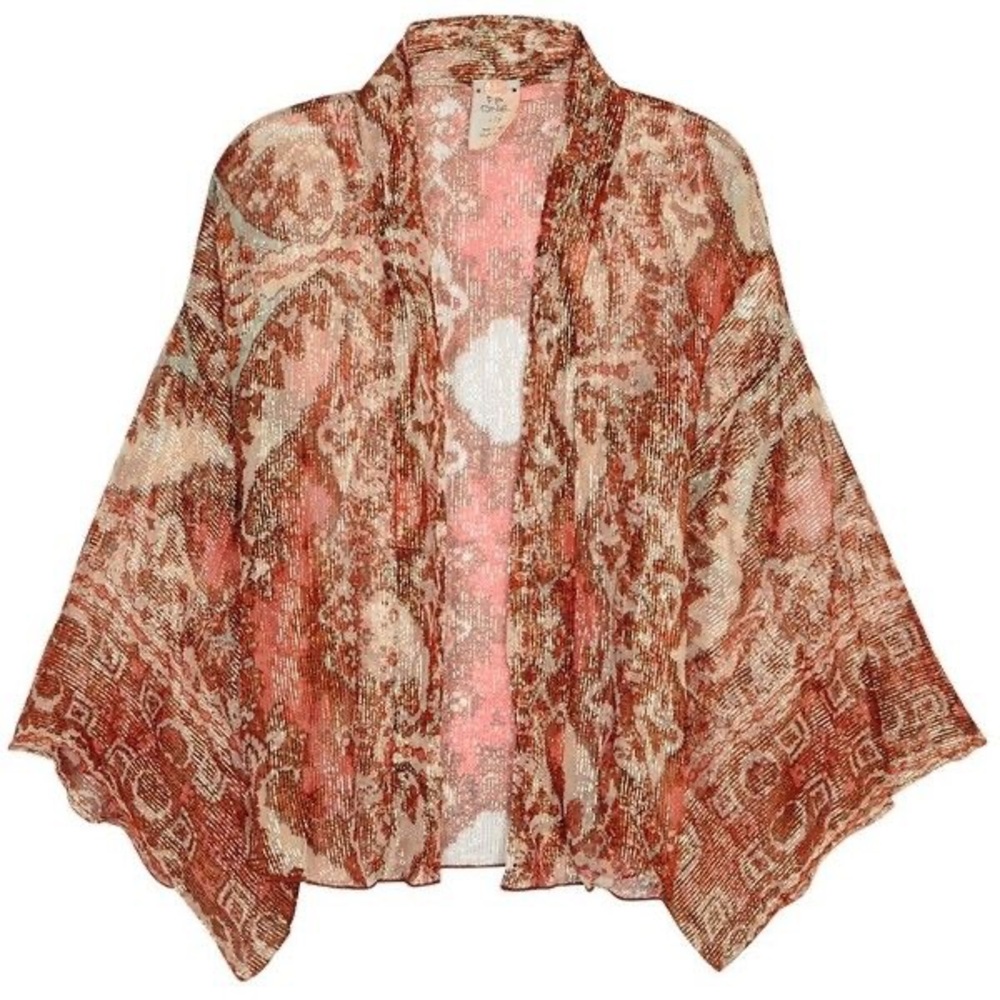 Bohemian Paisley Kimono Cardigan